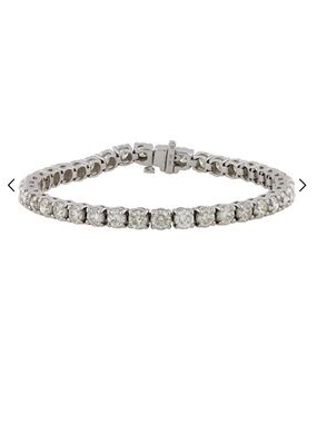 10.25ctw 14k Diamond Tennis Bracelet